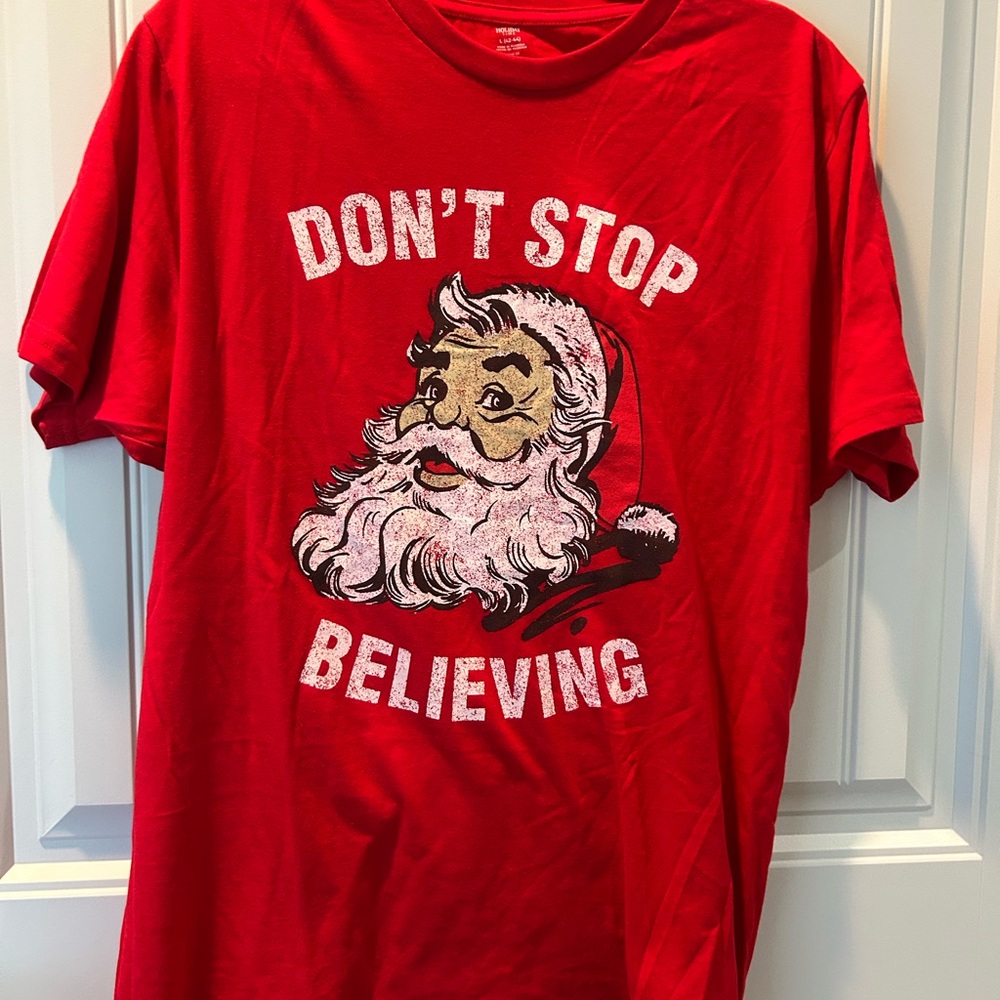Holiday Time Vibrant Red T-Shirt